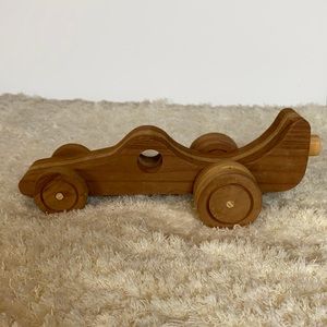 Wooden Toy Racecar